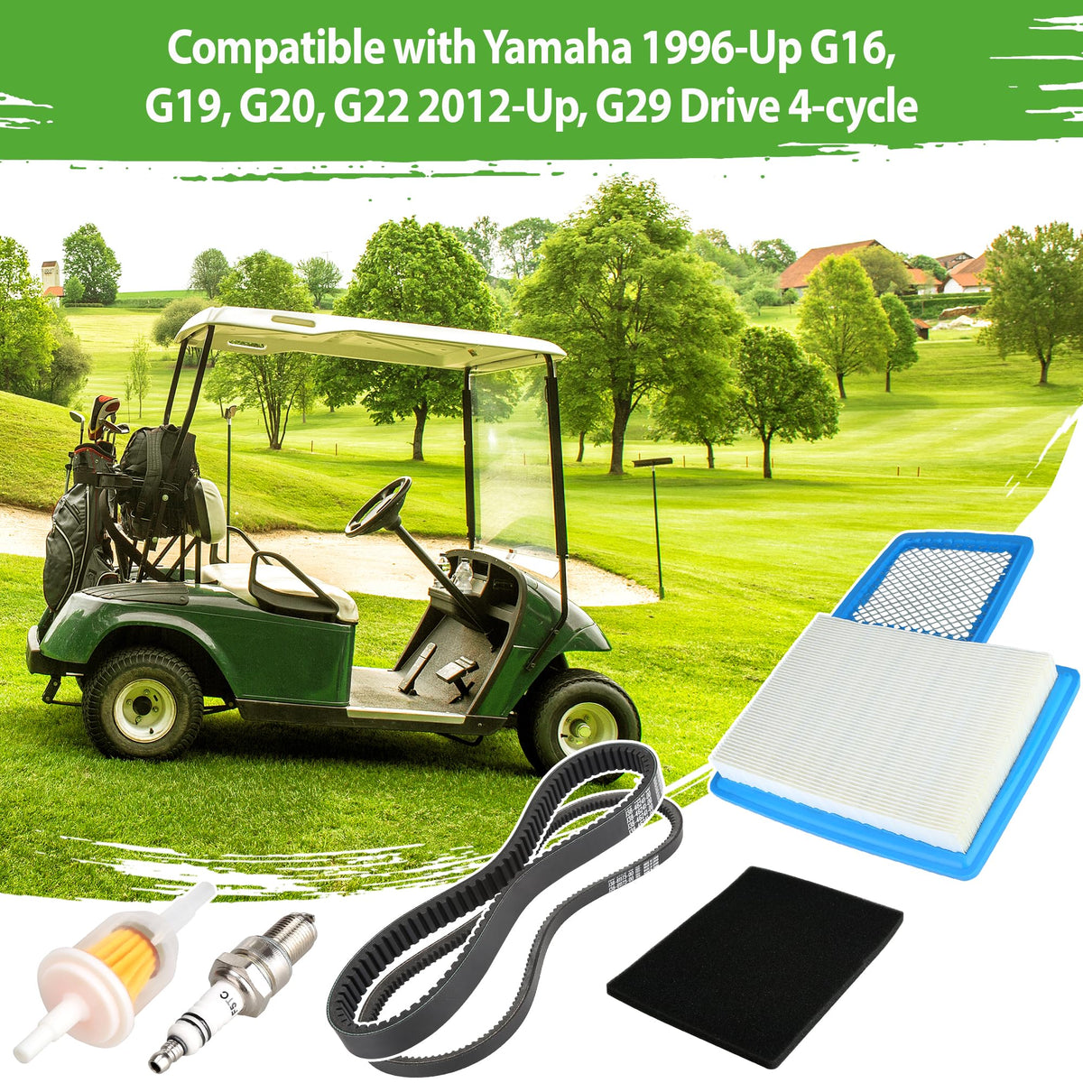 10L0L Golf Cart tune up kit drive belt ensures smooth power delivery