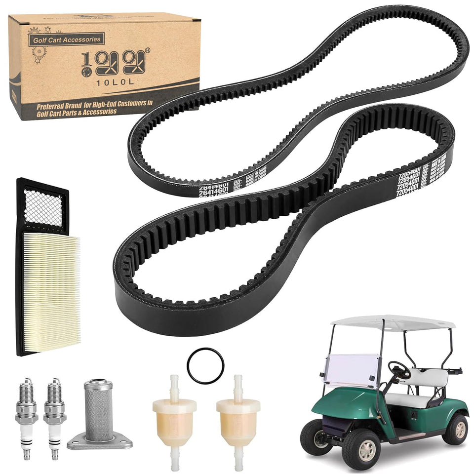 10L0L golf cart tune up kit drive belt for EZGO Robins engine improve clutch engagement