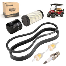 10L0L golf cart tune up kit drive belt for reliable clutch performance.