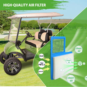 10L0L Golf Cart tune up kit pre-foam filter keeps intake clean for consistent starts