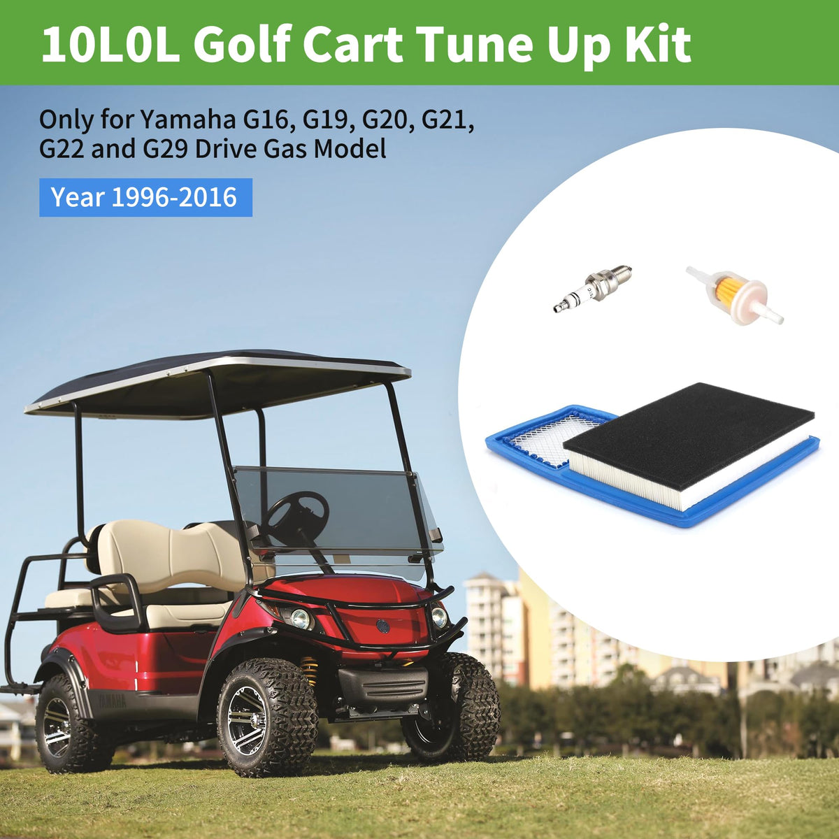 10L0L spark plug enables reliable ignition and steady idle