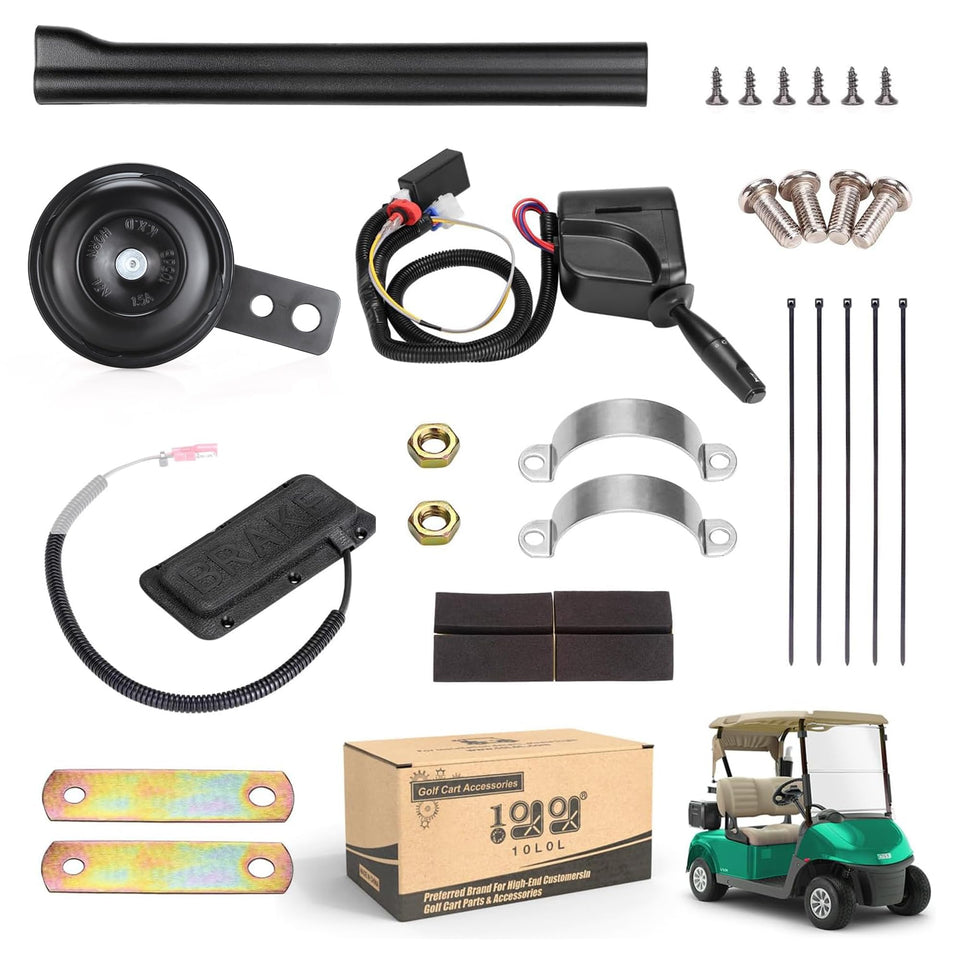 10L0L golf cart turn signal kit with 9-pin wiring for clear signaling