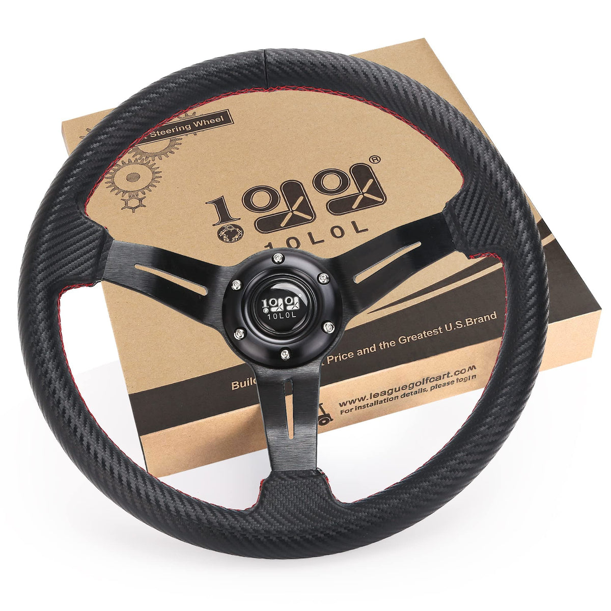 10L0L upgrade on golf cart for a refined look on the course