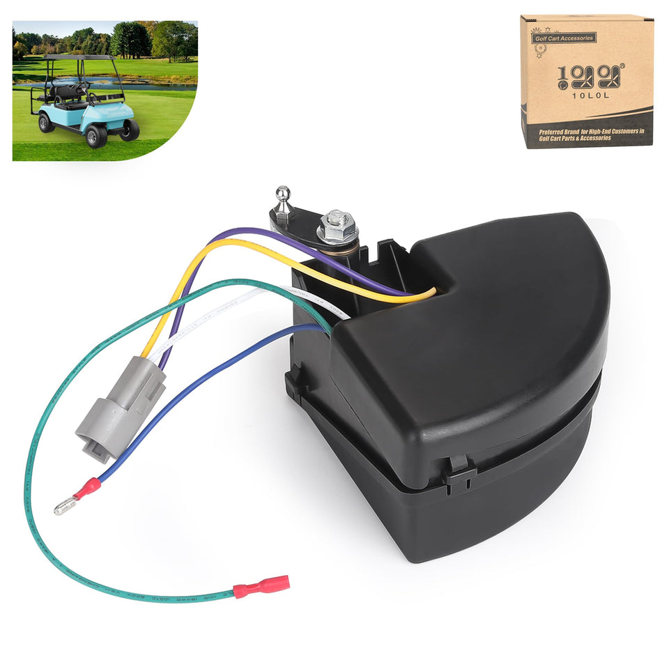 10L0L Golf Cart V-Glide switch body demonstrates rugged construction for Club Car DS