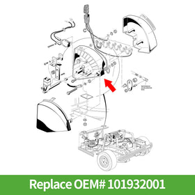 10L0L wiring harness image suggests straightforward installation for Club Car DS
