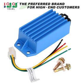 10L0L voltage reducer side wiring shows battery to 12V conversion