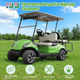 10L0L wheel covers club car side view in silver black boosts durability and look