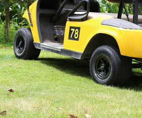 10l0l golf cart wheel covers quick snap-on design, ready for maintenance-free upgrade.