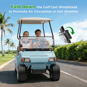 10L0L Windshield with anti-UV protection for sunny days