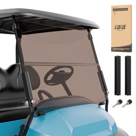 10L0L golf cart windshield delivers clear view for Club Car Precedent