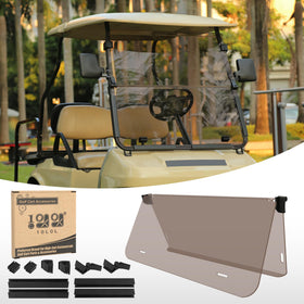 10L0L Golf Cart Windshield for Club Car DS front view offering clear protection.
