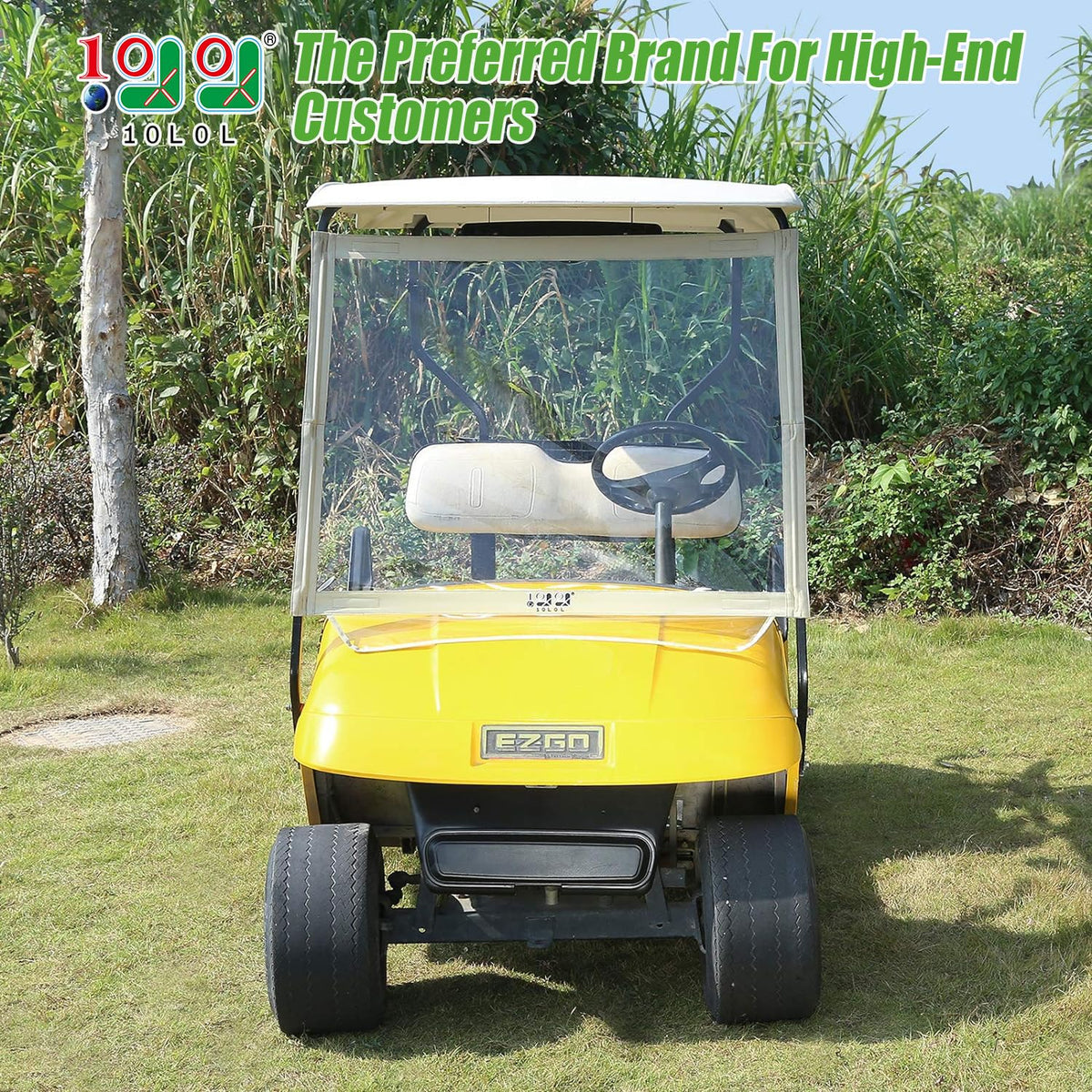 10L0L Windshield folded top half-down demonstrates flexible use and air flow
