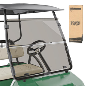 10L0L windshield for Club Car DS 2000+ with foldable shield delivers clear visibility.