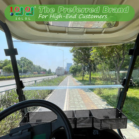 10L0L folding-action windshield showing half-fold for rain protection or a breeze.