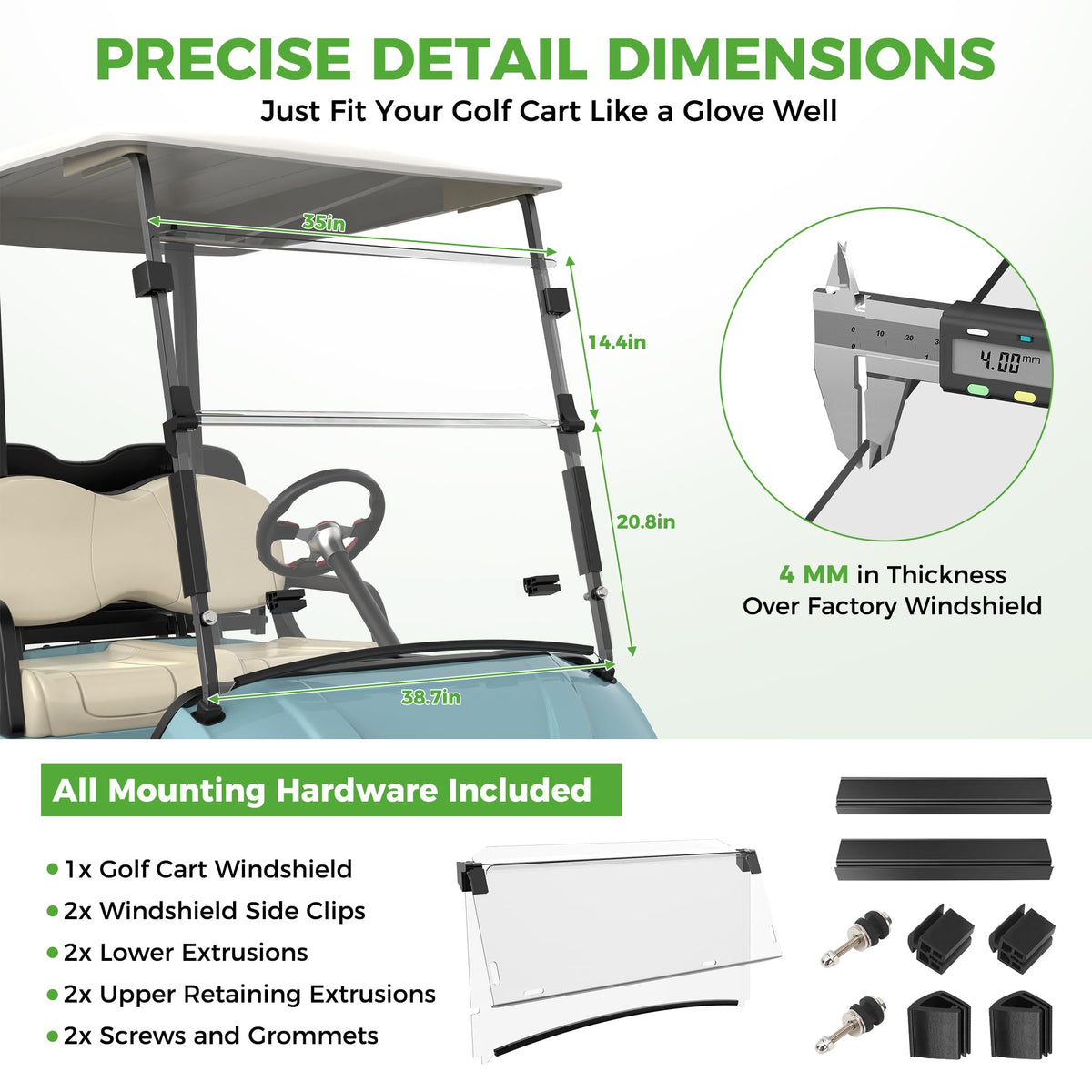 No-drill installation with heavy-duty mounting clips keeps the setup secure.