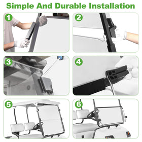 10L0L Windshield polished edges for safe handling and touch-safe feel