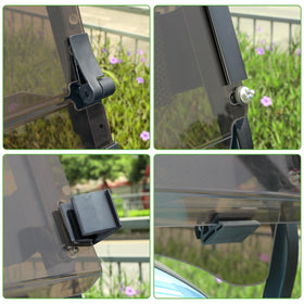 10L0L windshield keeps brackets secure for steady performance on the trail