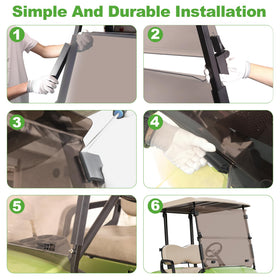 10L0L PC panel is UV-resistant and crack-resistant for outdoor use.