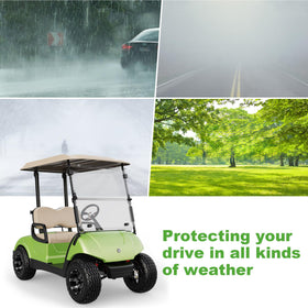 10L0L Golf Cart Windshield UV resistant for all-weather clarity