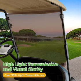 UV-tinted version reduces glare and shields skin