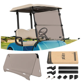 10L0L golf cart windshield for Yamaha Drive G29 — clear view with wind protection