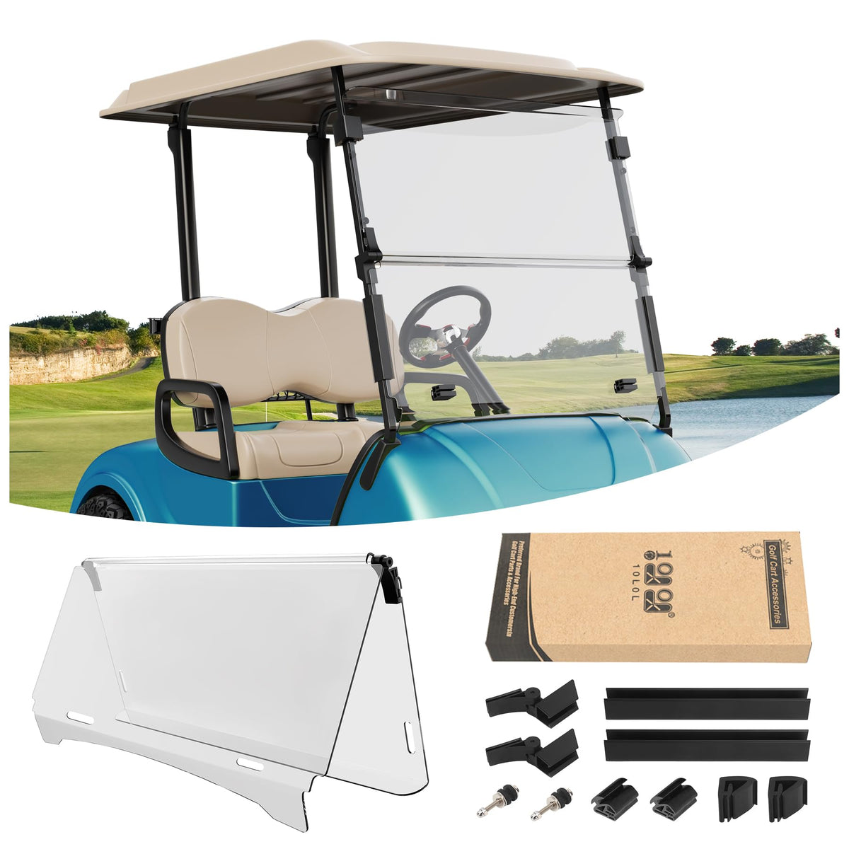 10L0L windshield for Yamaha G29 clear view with shatter resistance