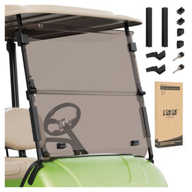 10L0L Windshield front view for Yamaha G29 with durable PC and impact resistance.