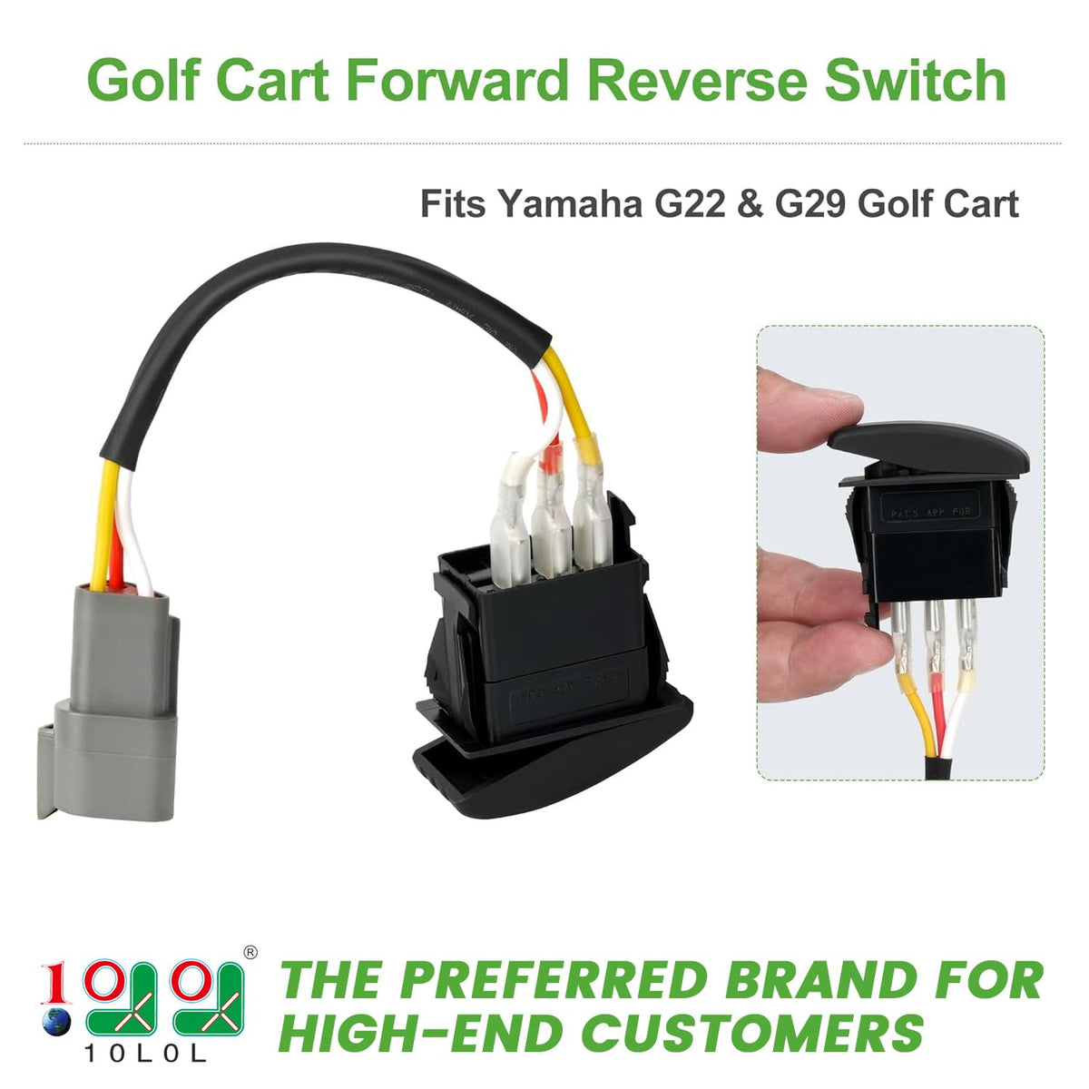 10L0L golf cart wire harness included for a clean, quick install.