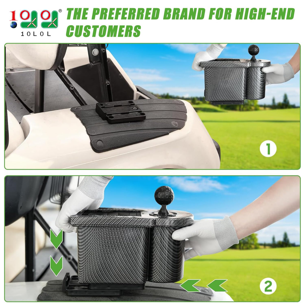 10L0L golf-club-washer with durable bristles for quick cleaning