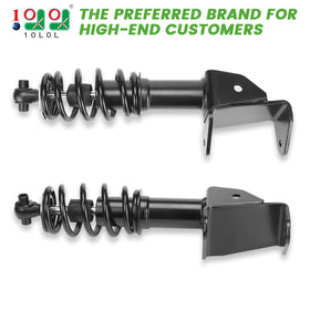 10L0L golf cart front shocks driver side improve stability on uneven surfaces.