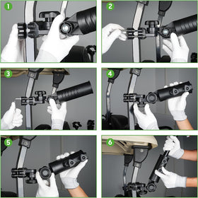 10L0L Compact mount upgrades outdoor golf outings.
