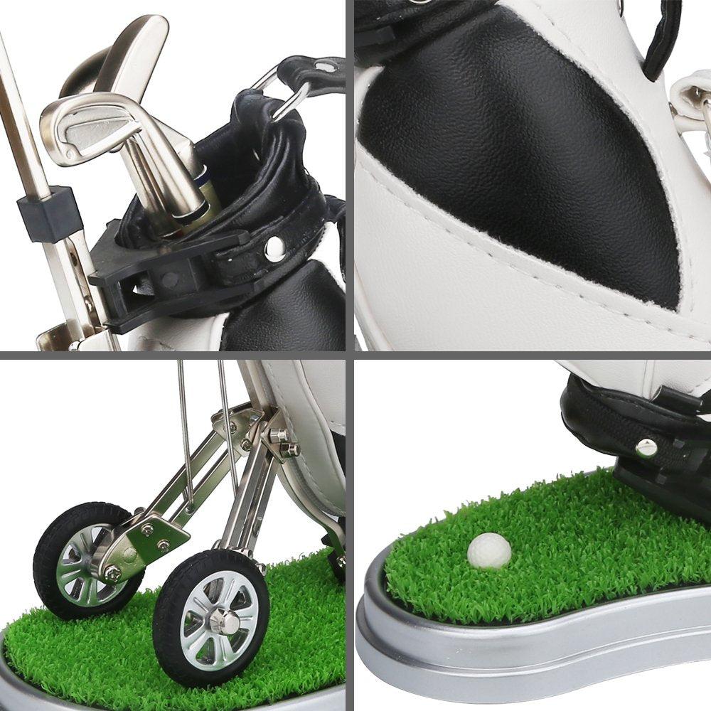 Durable PU leather finish on the 10L0L golf pen holder.