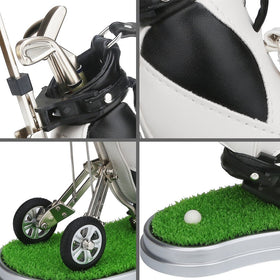 Durable PU leather finish on the 10L0L golf pen holder.
