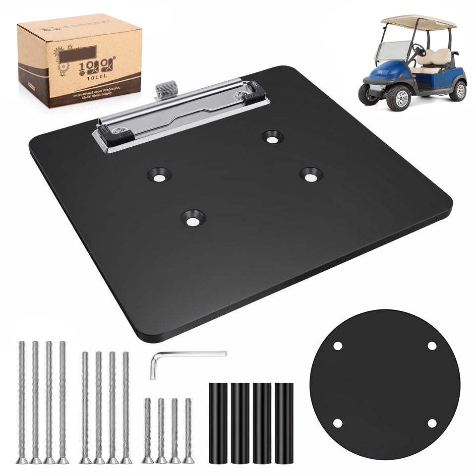 10L0L golf scorecard holder with universal clip secures cards on the cart.
