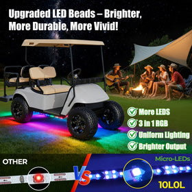 10L0L universal fit with EZGO compatibility on golf carts