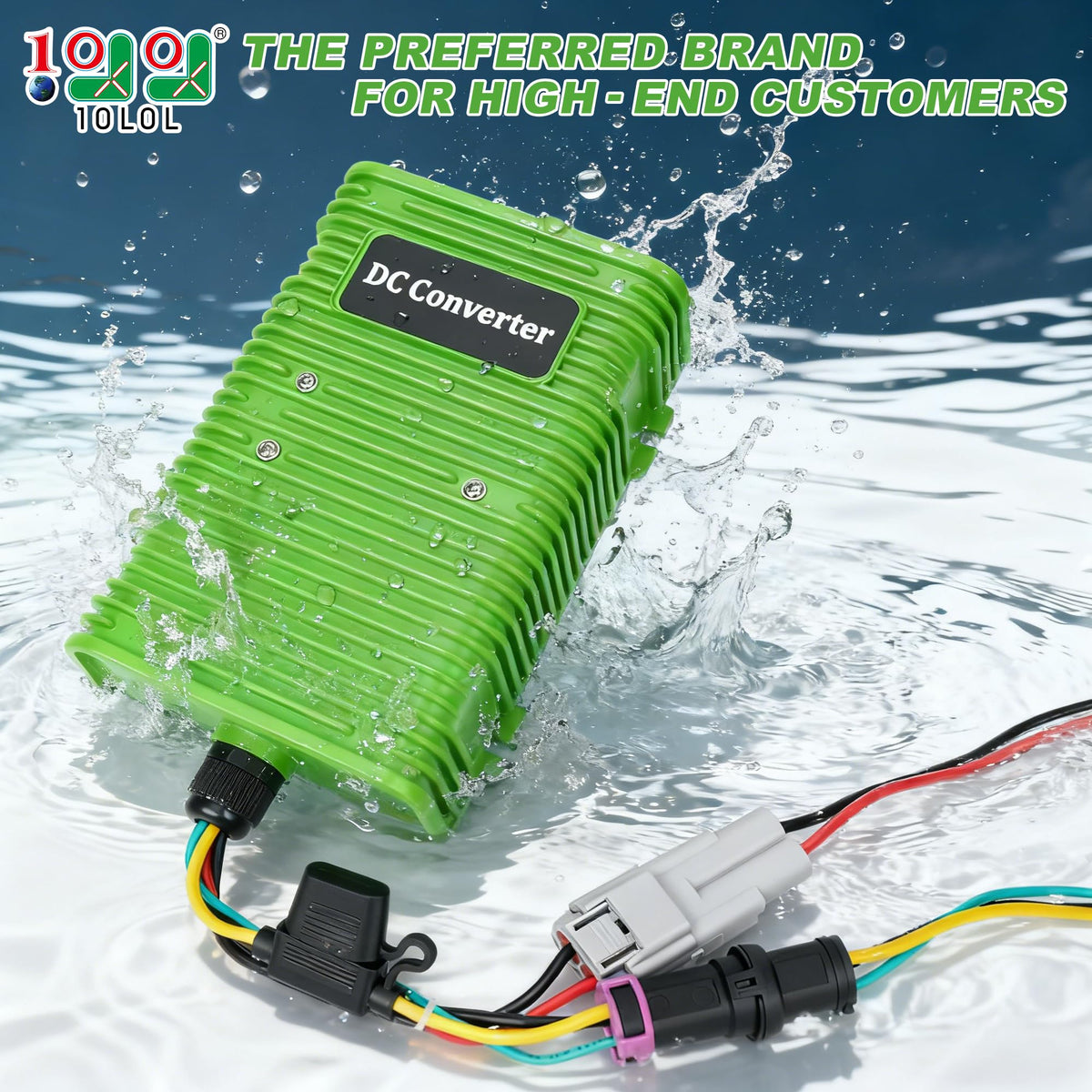 10L0L green aluminum casing offers durable protection in rugged environments
