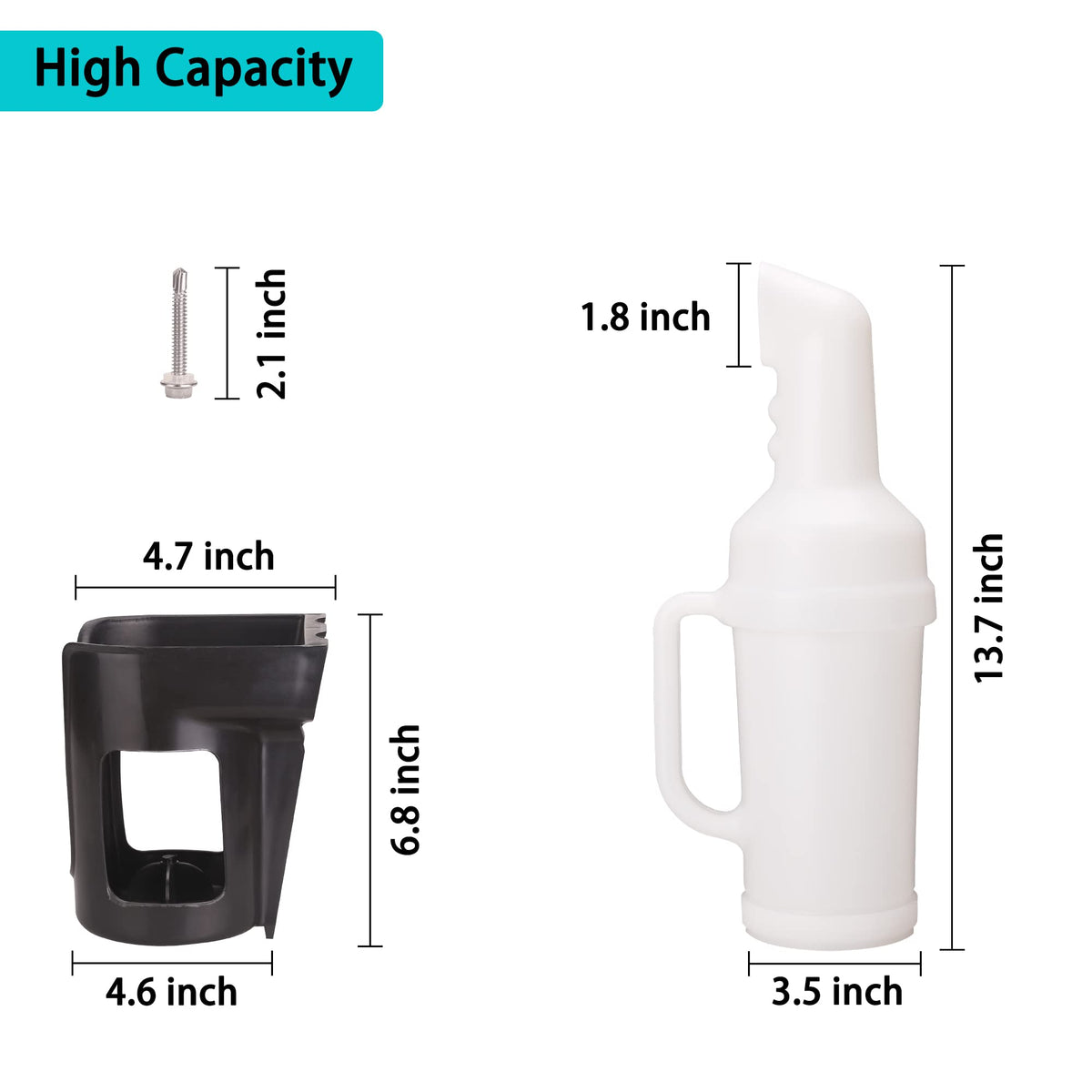 10L0L Grip handle on bottle for controlled pouring during rounds