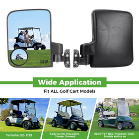 10L0L HD glass mirror delivers clearer reflections on the course