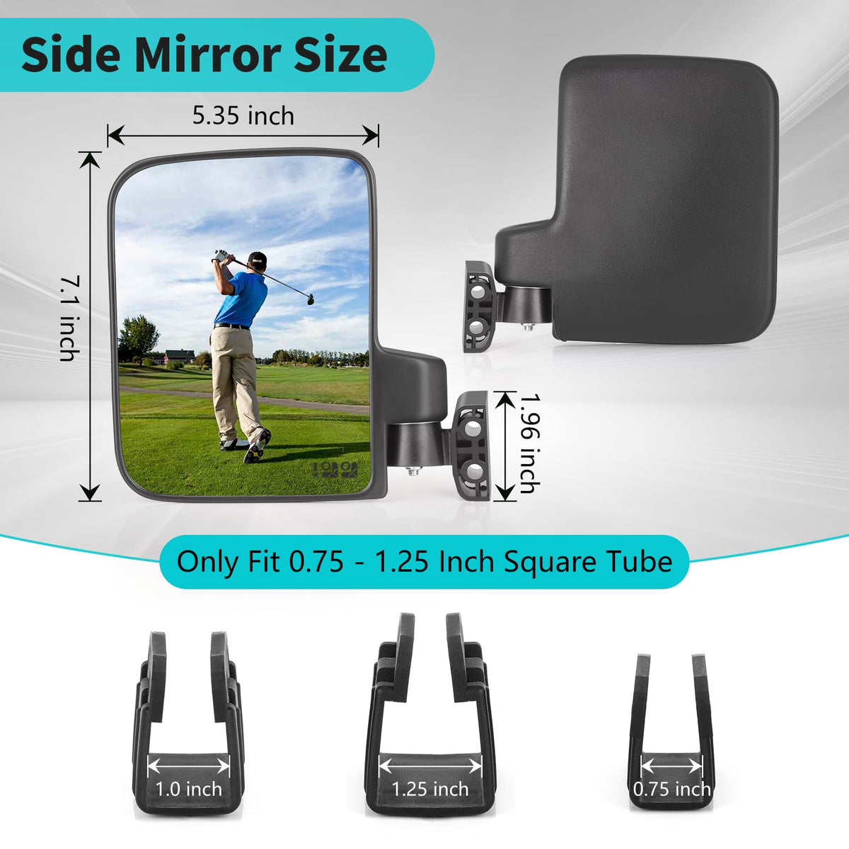 10L0L HD shatterproof mirror for clear, durable reflections