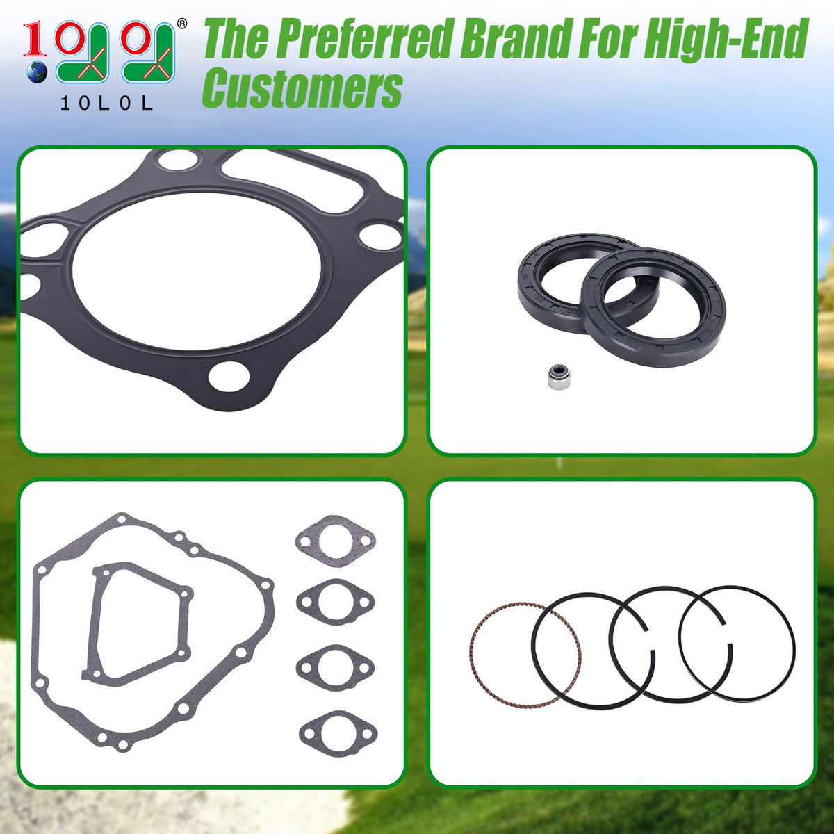 10L0L head cover gasket protects oil seals on Yamaha engines G11/G16/G20