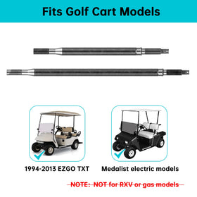 10L0L heat-treated steel rear axle shaft for EZGO TXT delivers long-lasting durability and steady performance