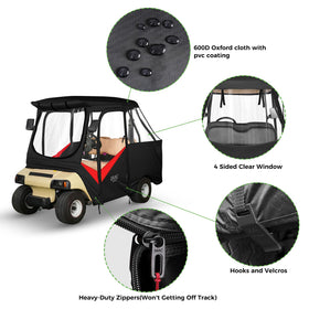 10L0L heavy-duty 600D fabric shields against rain and dust.