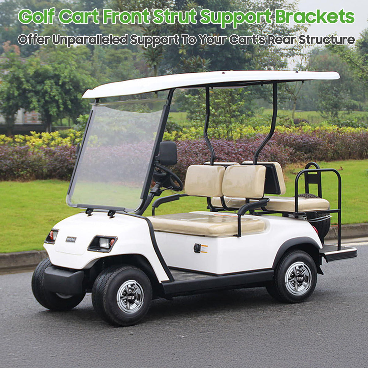 10L0L heavy-duty bracket reinforcement for rugged golf cart use.