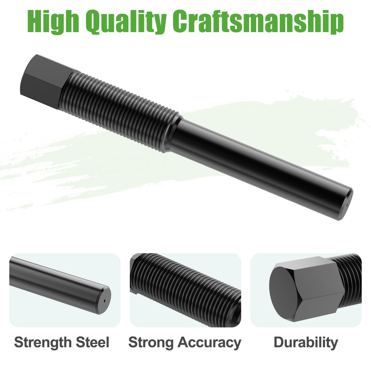 Heavy-duty construction supports repeated maintenance and high torque
