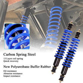 10l0L heavy duty coil over shocks deliver durable performance.