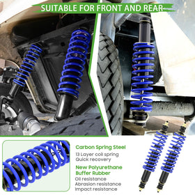 10L0L heavy-duty rear coil spring supports loads