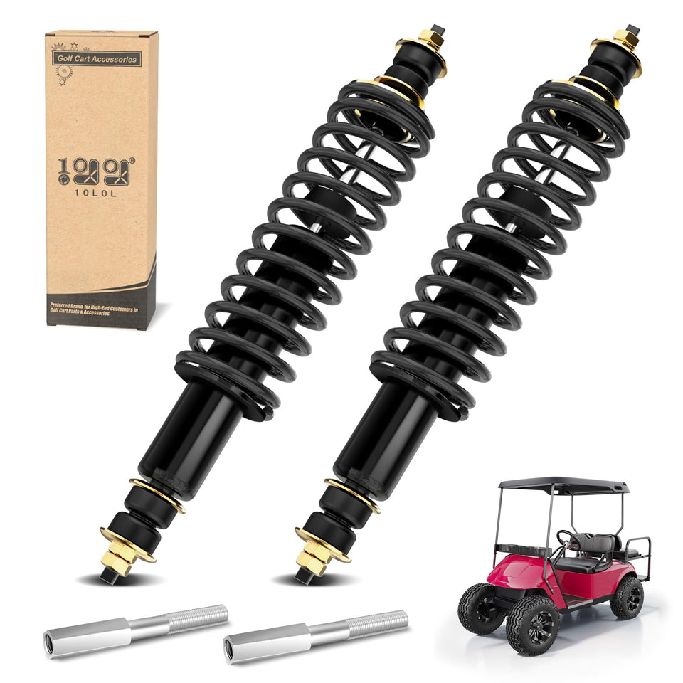 10L0L heavy-duty coil springs front shock absorber for EZGO TXT improves ride stability