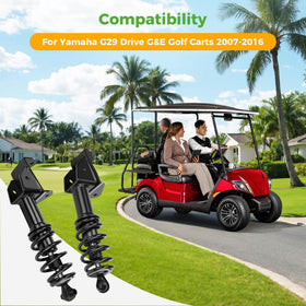 10L0L heavy-duty front shocks close-up showing rugged construction