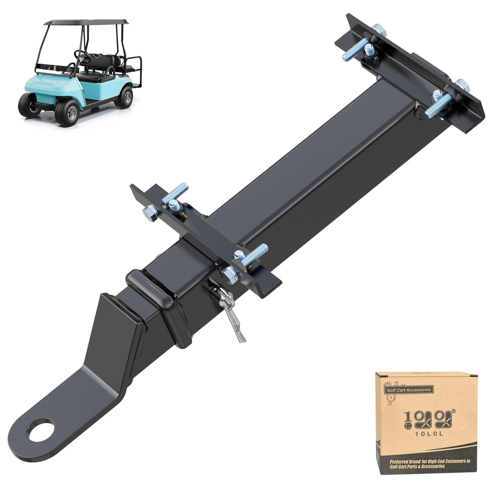 10L0L heavy-duty hitch mounted under rear seat for towing versatility