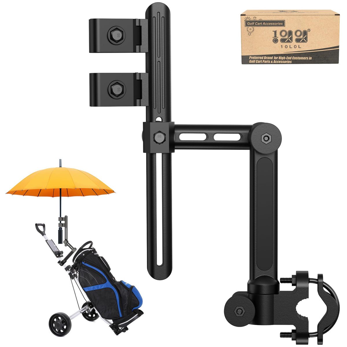 10L0L heavy duty umbrella holder base detail showing rugged aluminum construction for durability.